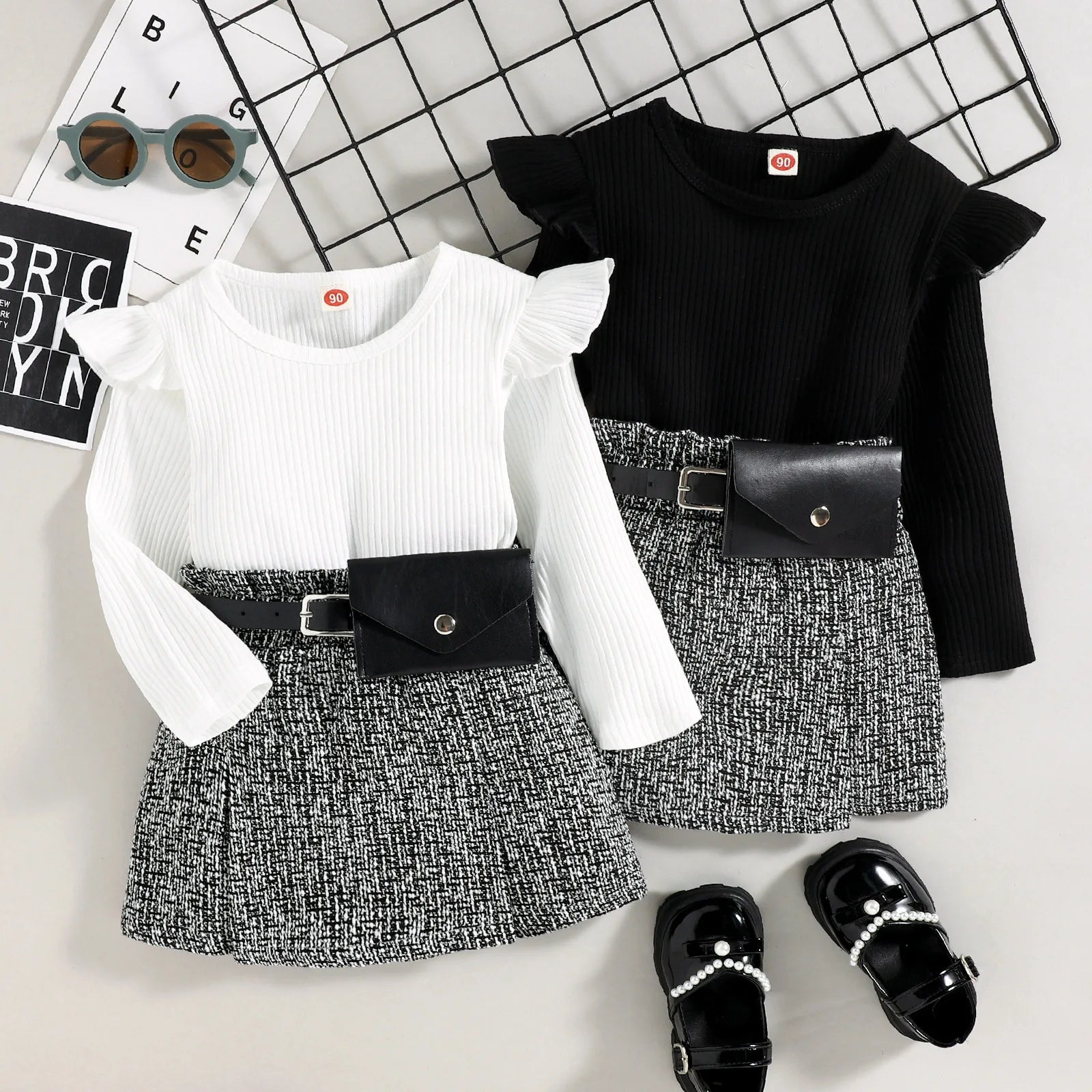 Korean Chic 3-Piece Kids Outfit