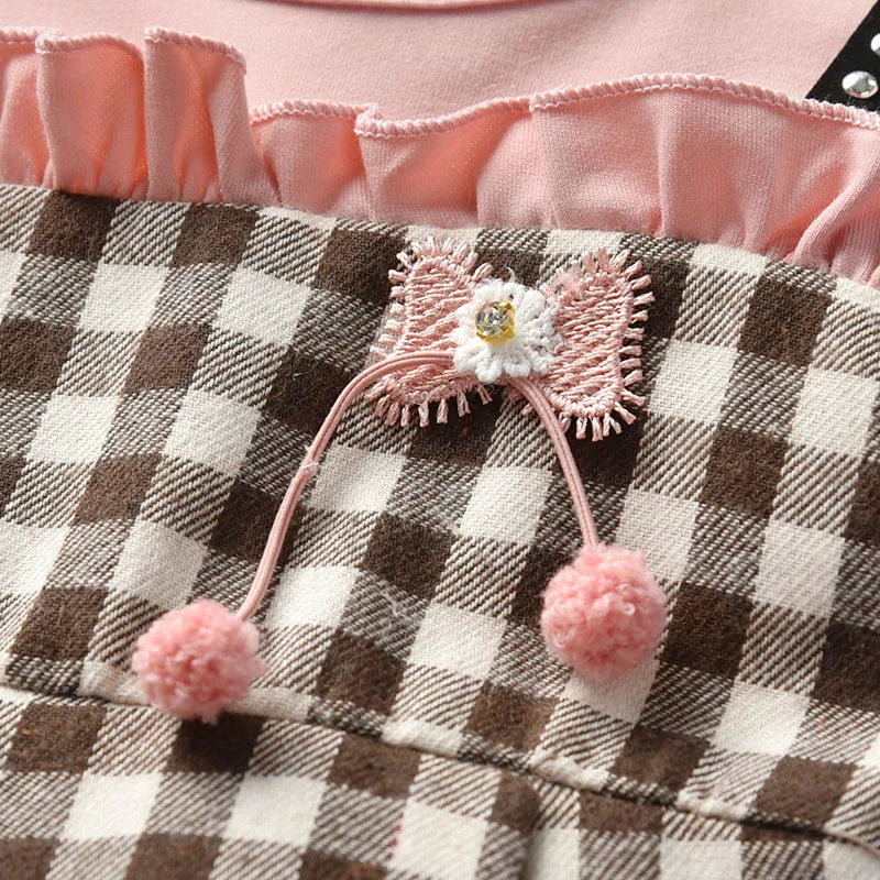 Rivet Plaid Princess Duo Dress