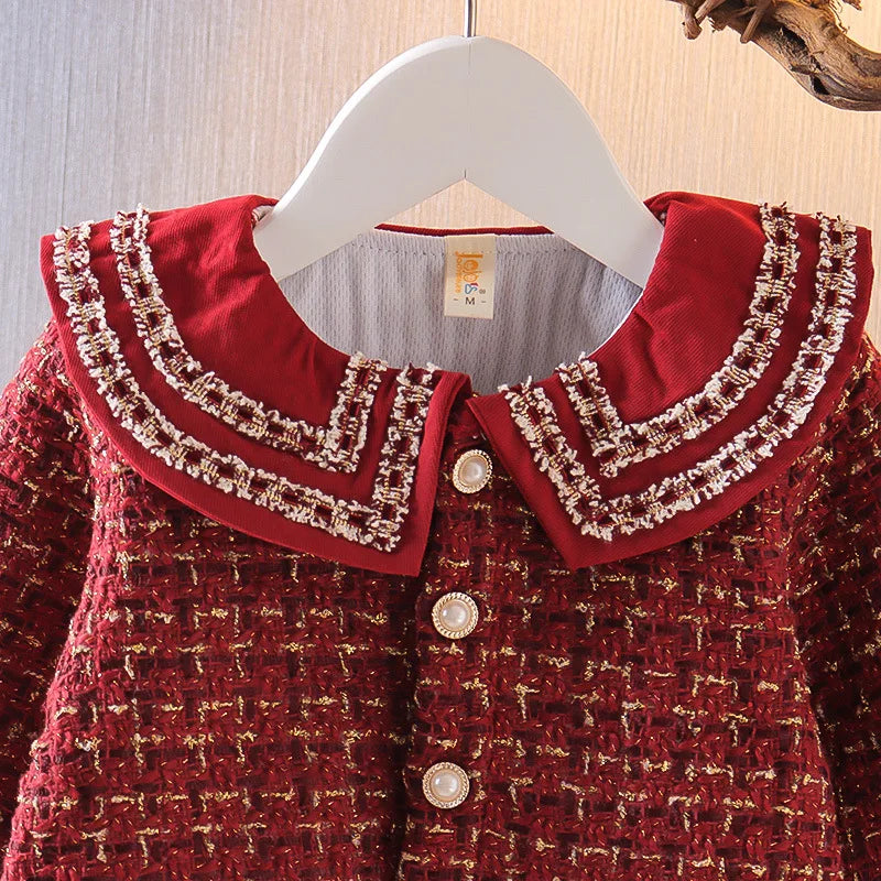 Chic Doll Collar Dress Set