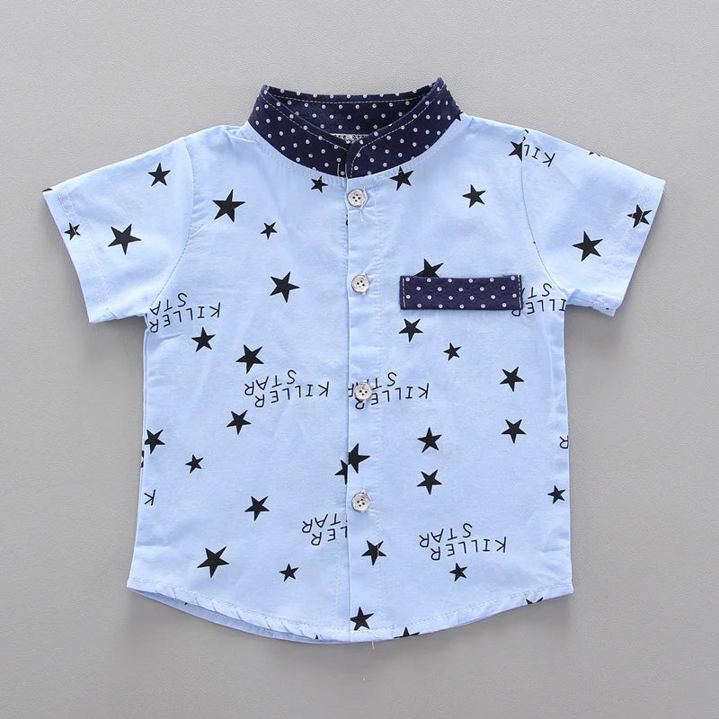 Boys' Casual Shirt & Shorts Set