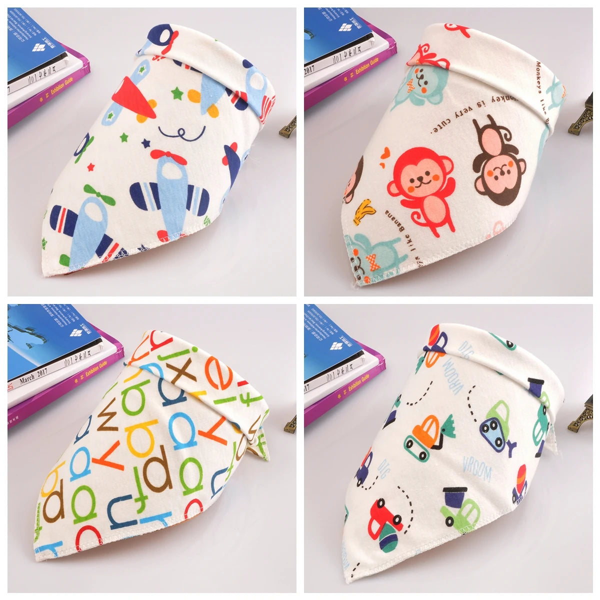 Cotton Cartoon Baby Bib