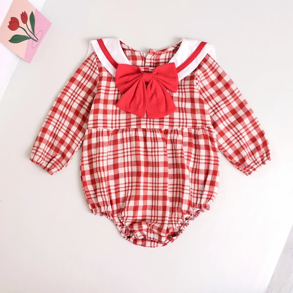 Baby Plaid Princess Bodysuit