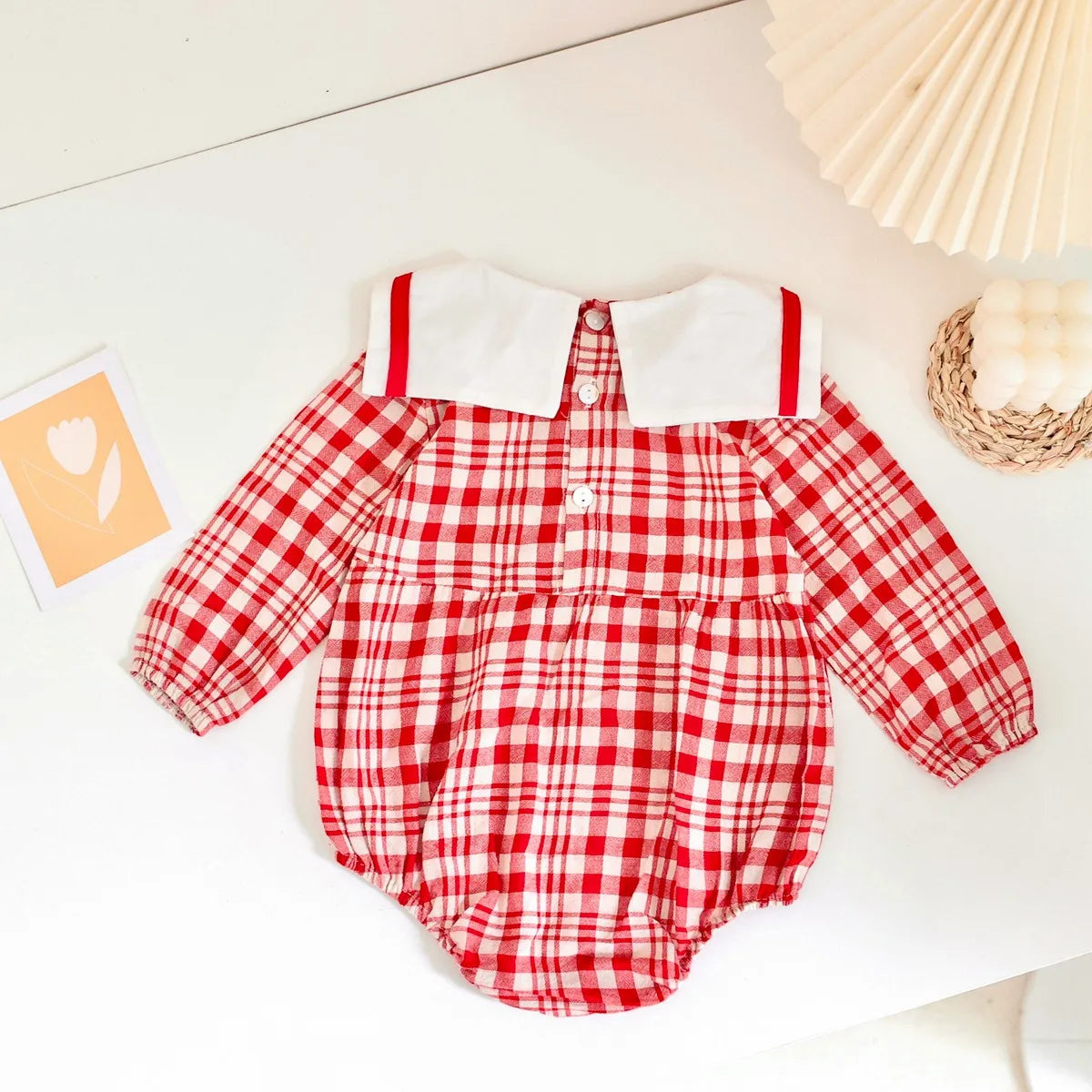 Baby Plaid Princess Bodysuit