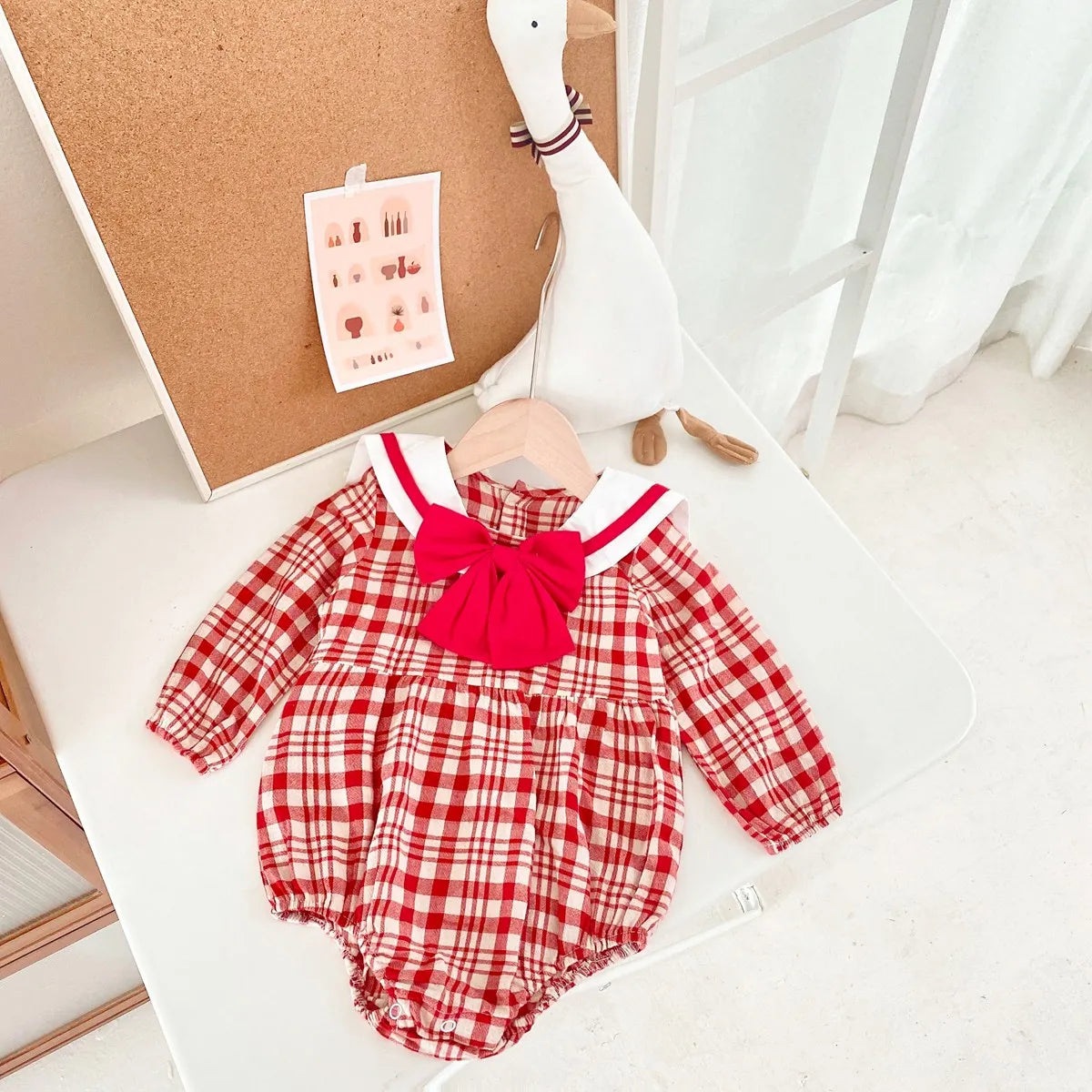 Baby Plaid Princess Bodysuit
