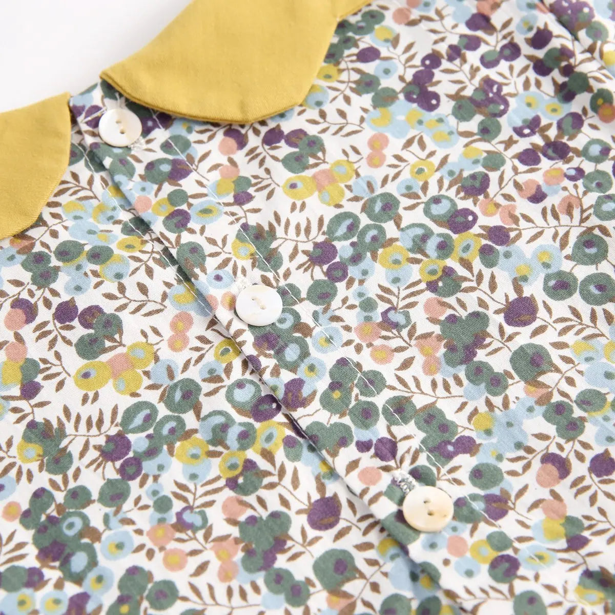 Autumn Blossom Baby Romper