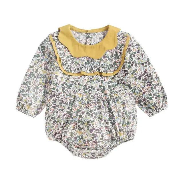 Autumn Blossom Baby Romper