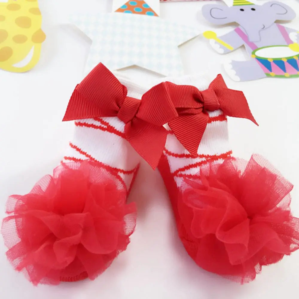 SunnyTots Cotton Princess Socks