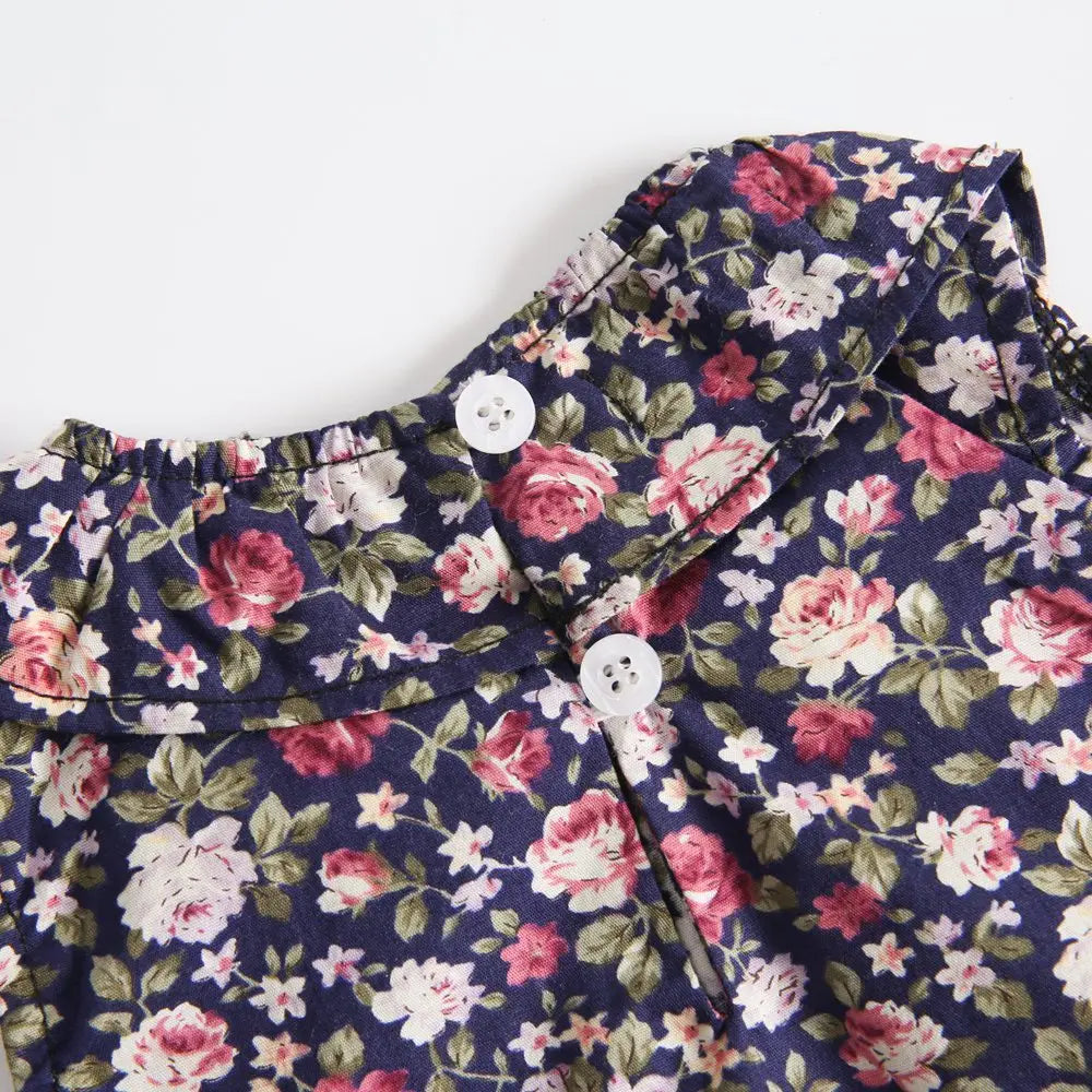 Summer Flower Sleeveless Set