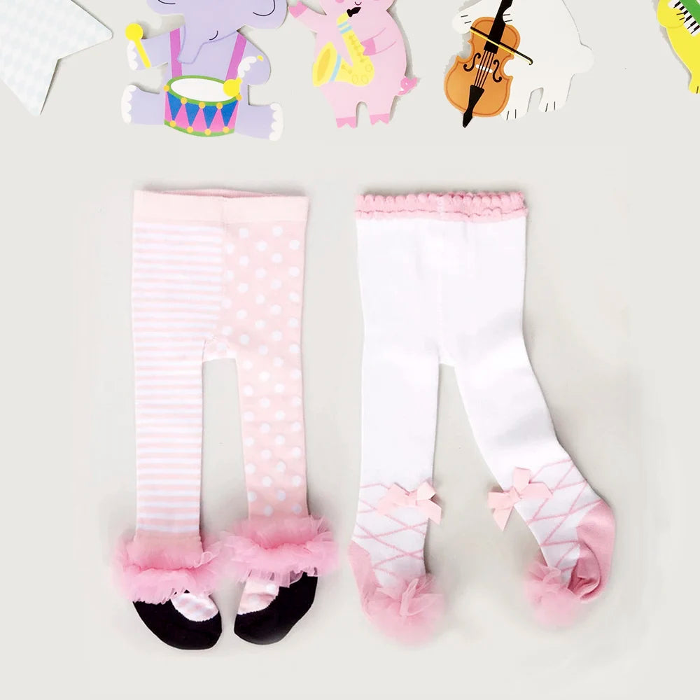 Royal Ribbons Baby Tights