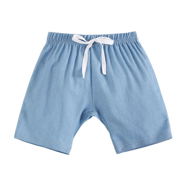 Blue Denim Baby Shorts