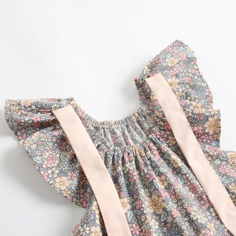 Floral Cotton Baby Romper