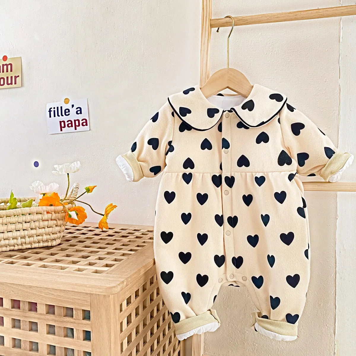Warm Cotton Princess Rompers
