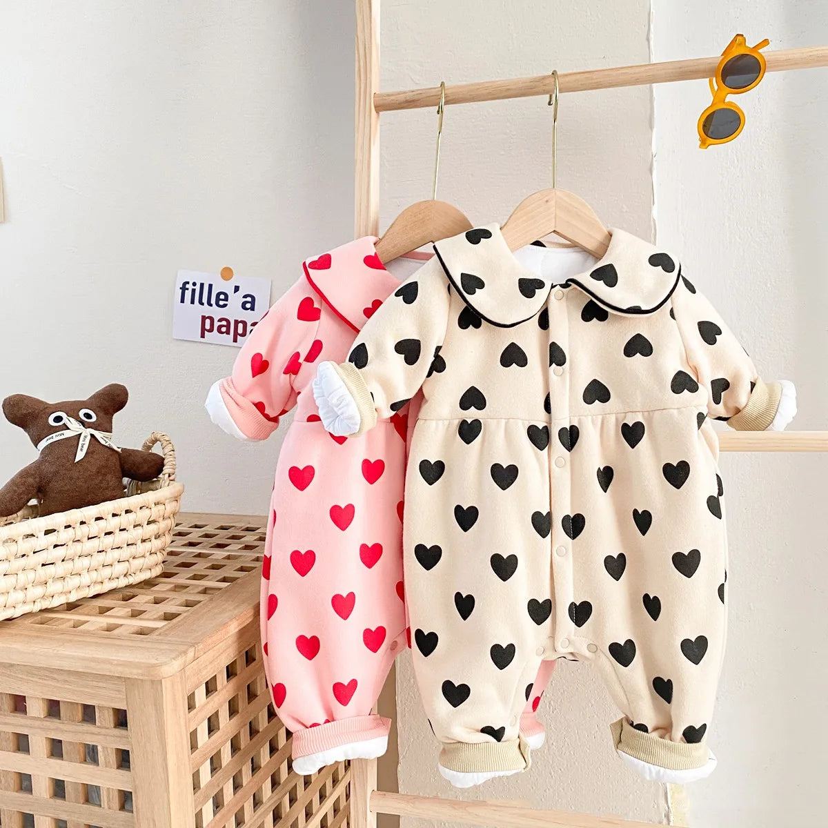 Warm Cotton Princess Rompers