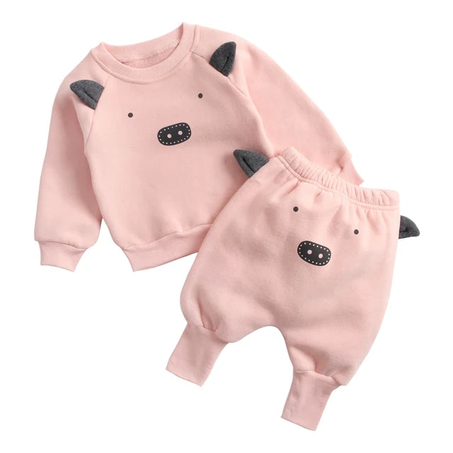 Winter Warm Baby Clothing Set