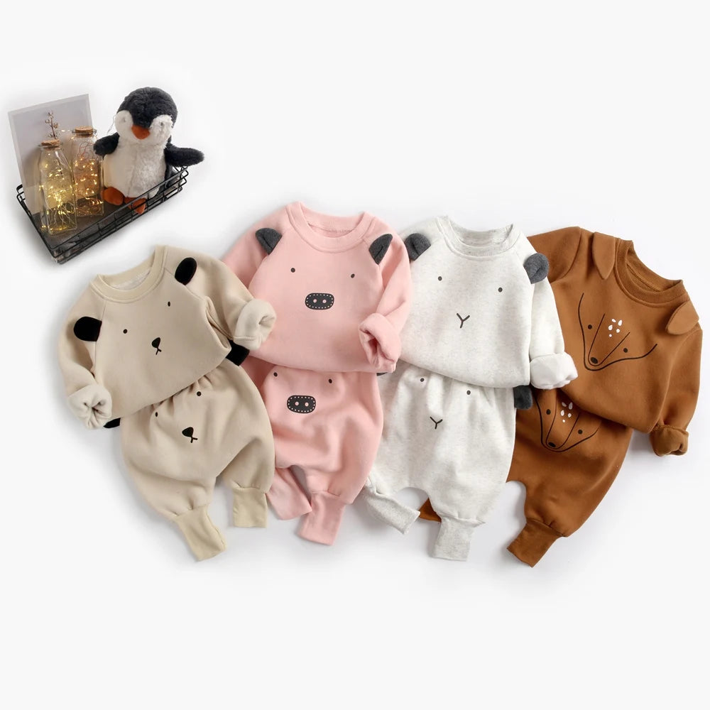 Winter Warm Baby Clothing Set