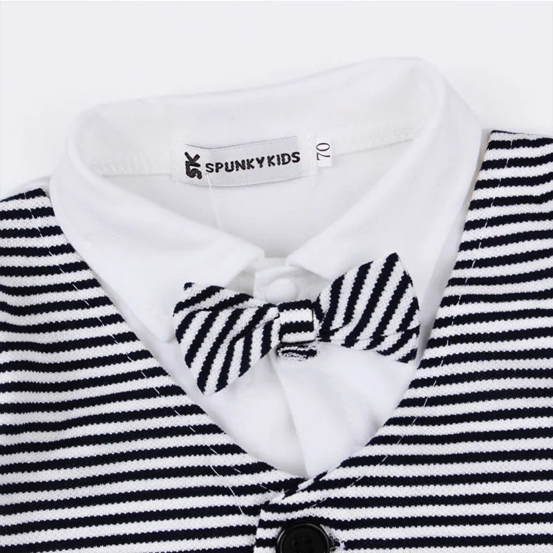 Striped Gentleman Suit Set
