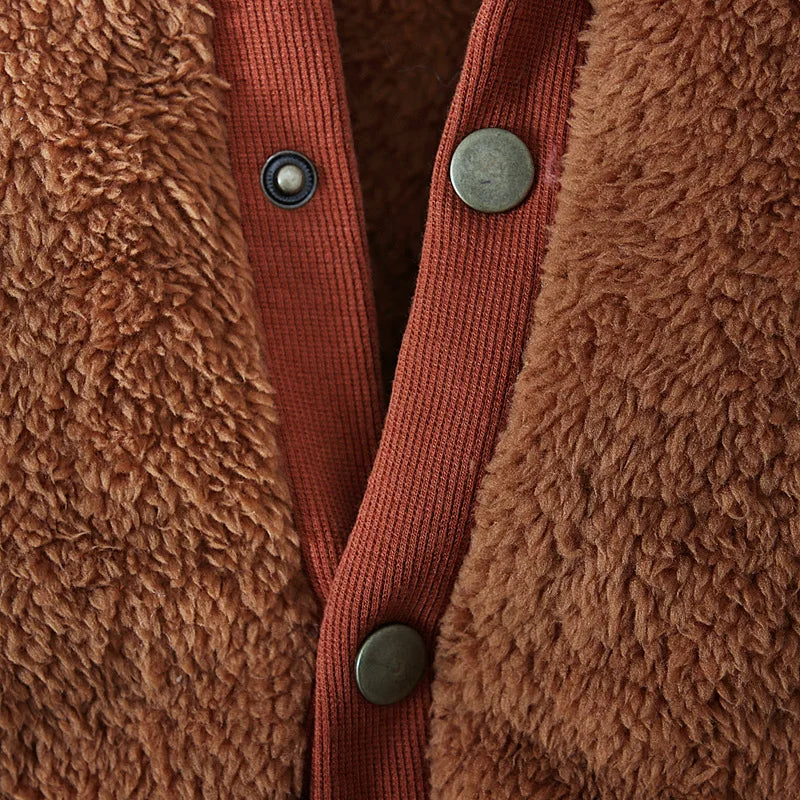 Cute Bear Hooded Romper