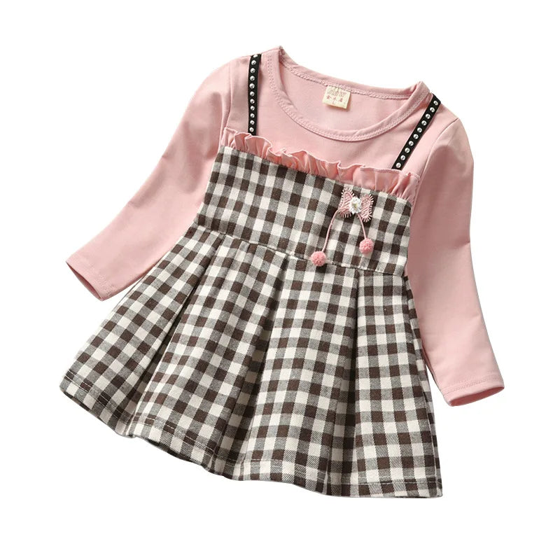 Rivet Plaid Princess Duo Dress
