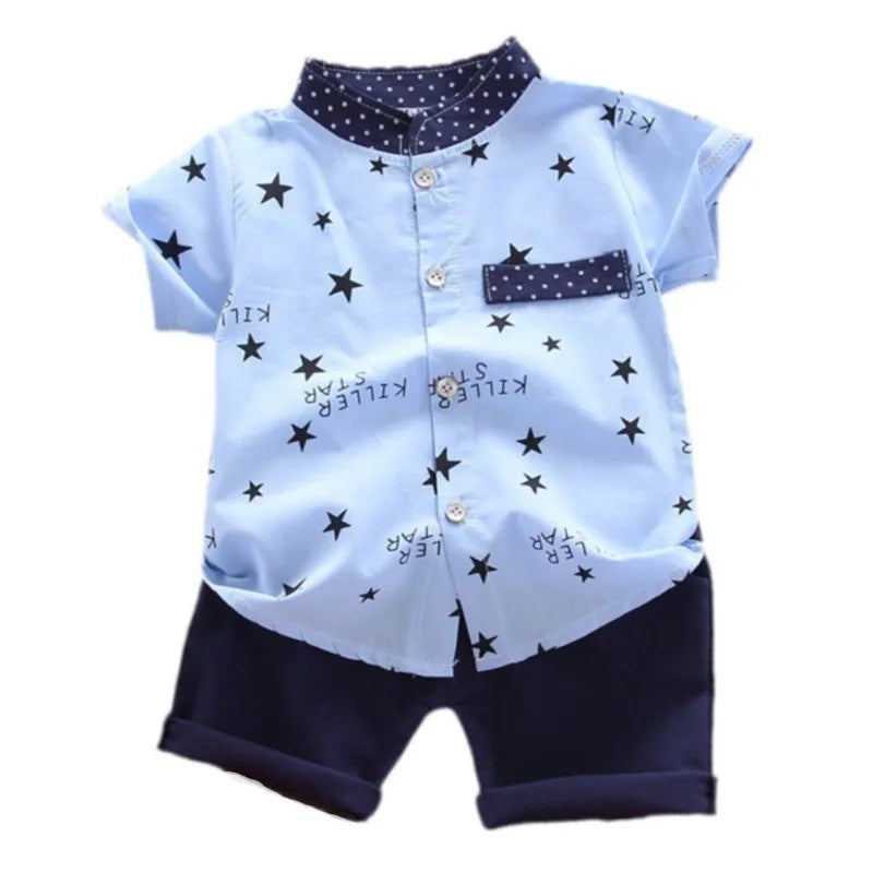 Boys' Casual Shirt & Shorts Set