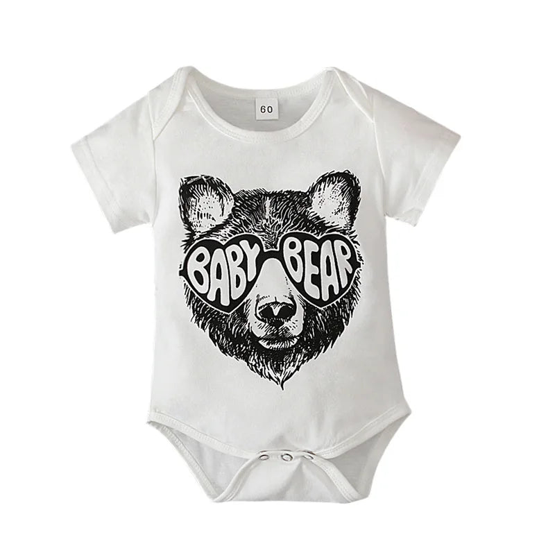 Cute Letter Print Infant Jumpsuit