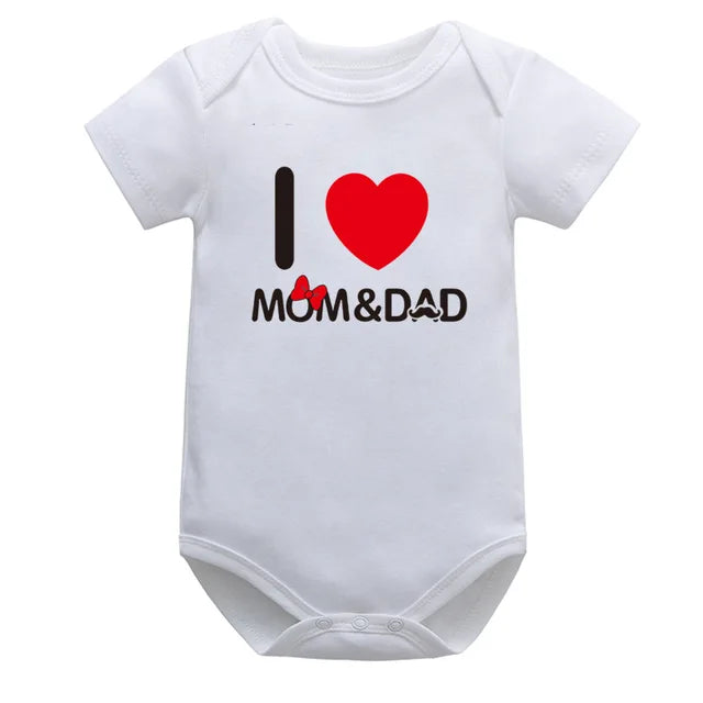 Love Mom & Dad Infant Romper