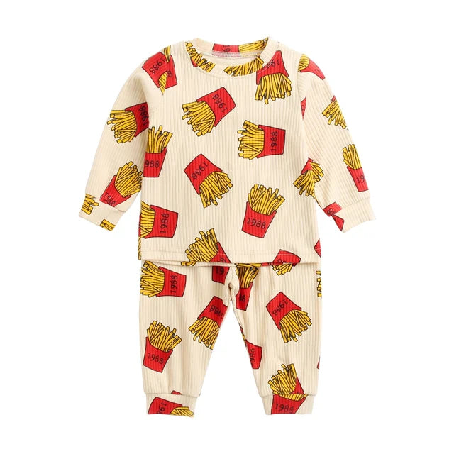 Baby Animal Print Cotton Set