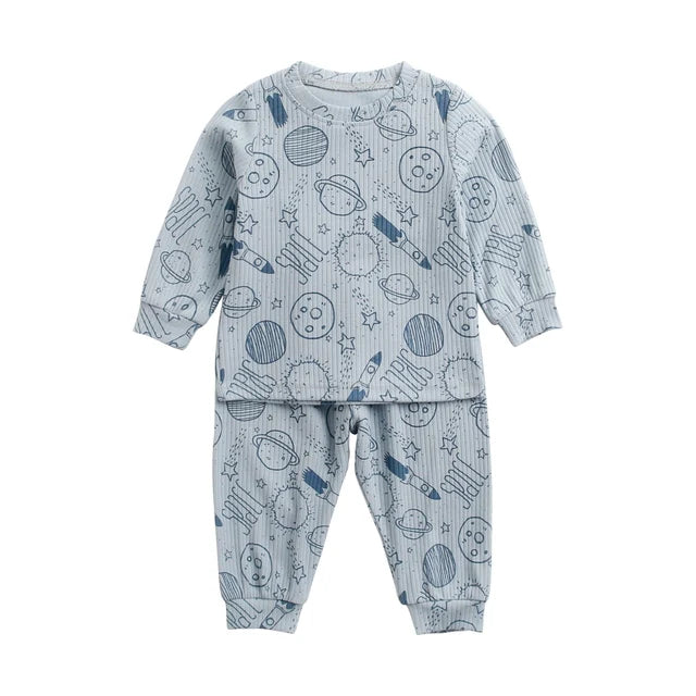 Baby Animal Print Cotton Set