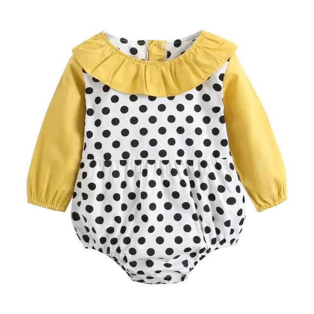 Baby Girls Polka Dot Onesie