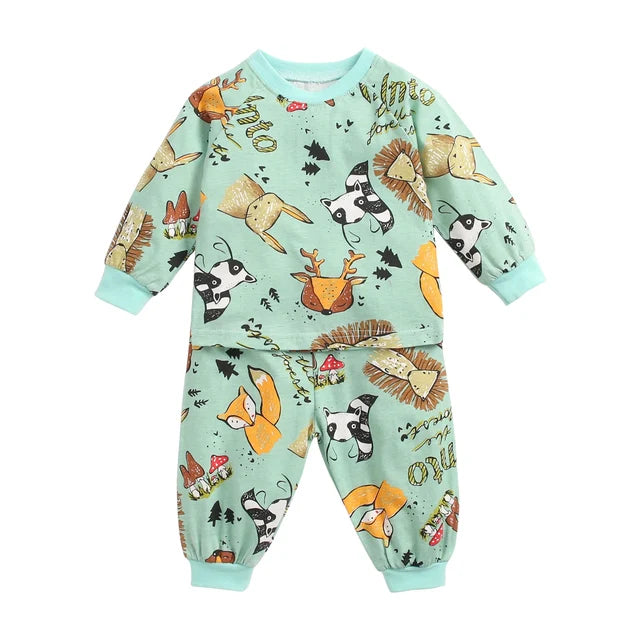 Cotton Pajama Set for Newborns