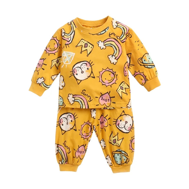 Cotton Pajama Set for Newborns