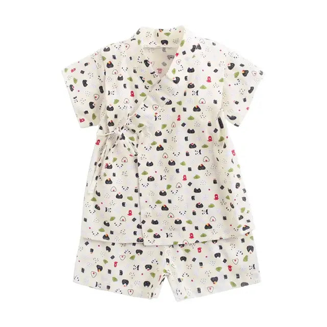 Baby Cartoon Cotton Pajama Set